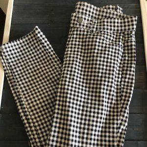 Uniqlo stretchy checkered pants